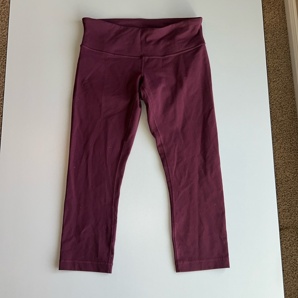 lululemon athletica Burgundy/Merlot Leggings